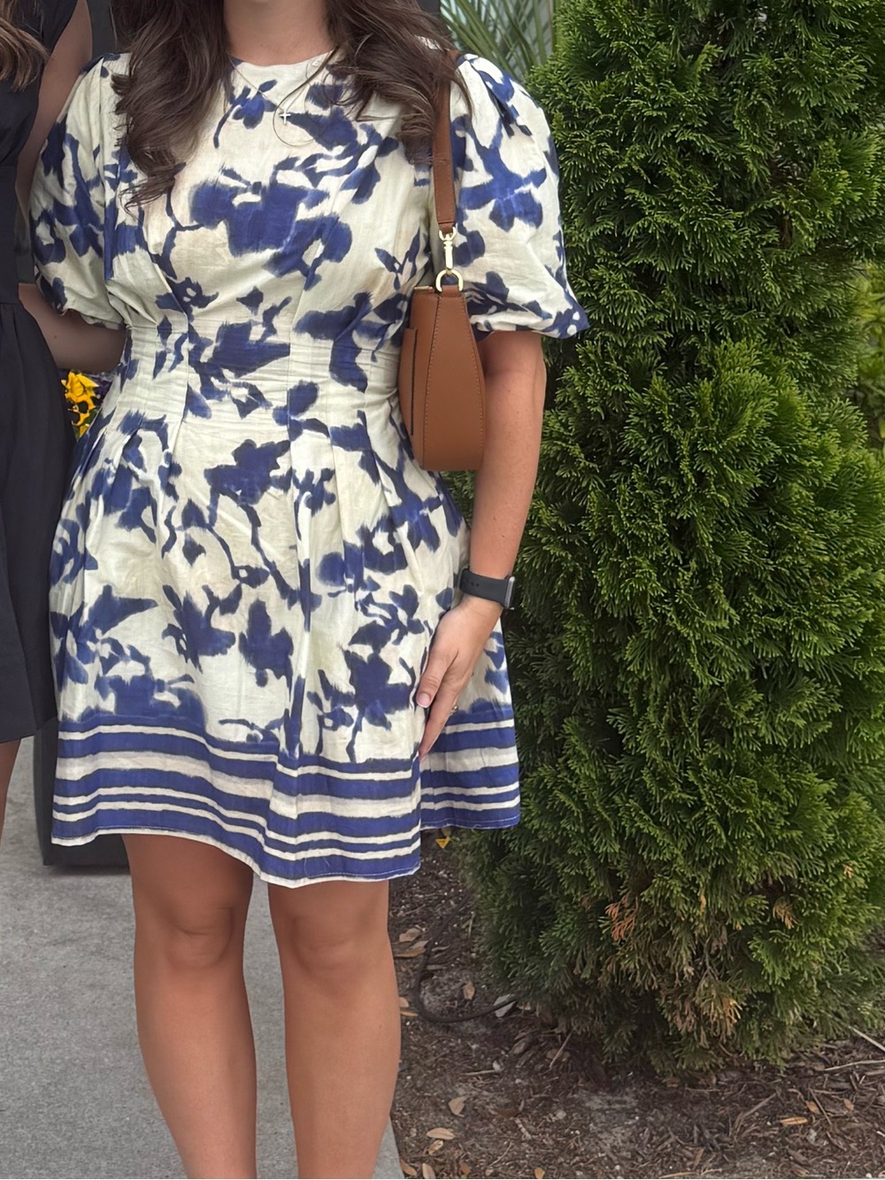 Anthropologie Blue A-Line Dress